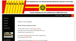 Desktop Screenshot of freuler-oel.ch